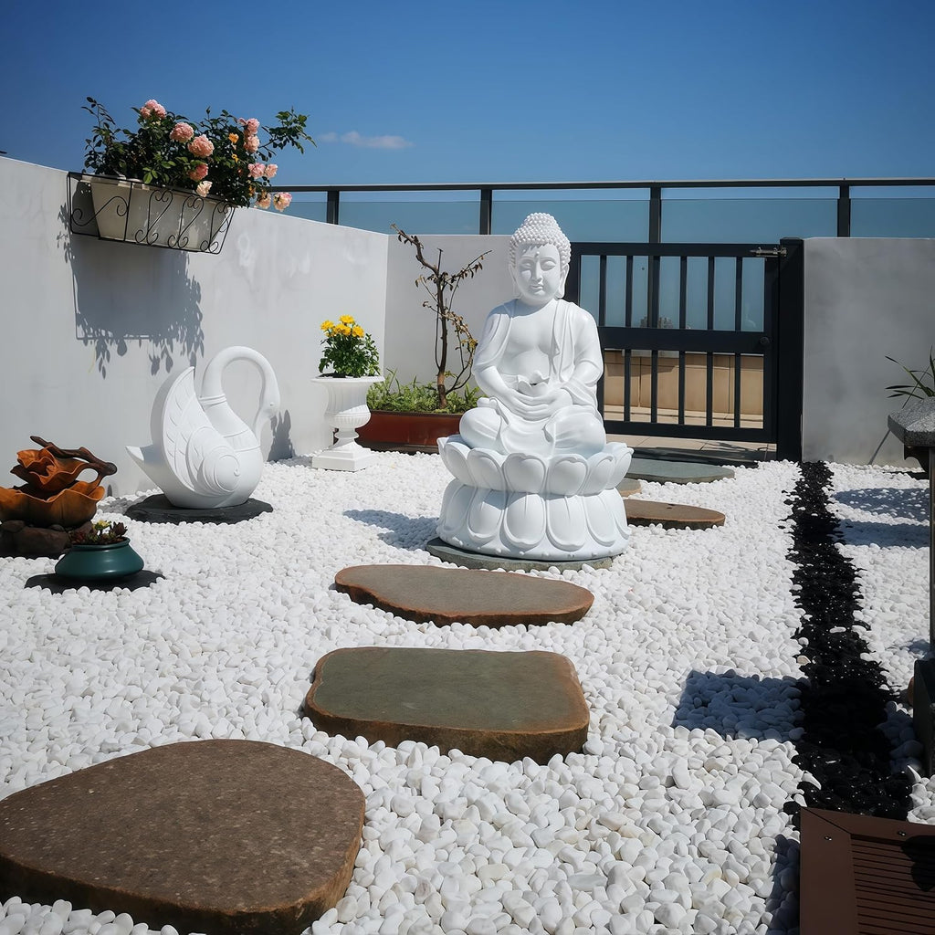 Outdoor Water Fountain Outside, Garden Fountain, Buddha Statue Outdoor/Indoor for Home, Buddha Decor & Gifts, Buddah, Buda, Budda, Buddhas, Chinese Decor & Gifts, Feng Shui