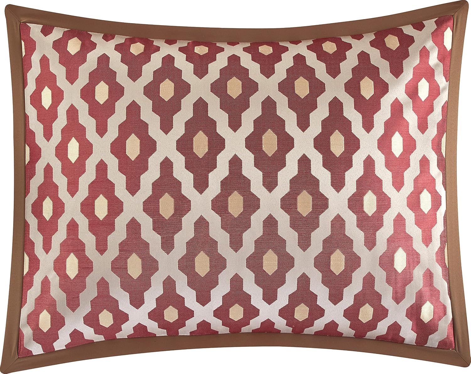 Stratford Park Warm and Vibrant 10 Piece Comforter Bedding Set, Burgundy, California King, 100% Polyester, Matching Bedskirt, Pillows & Shams