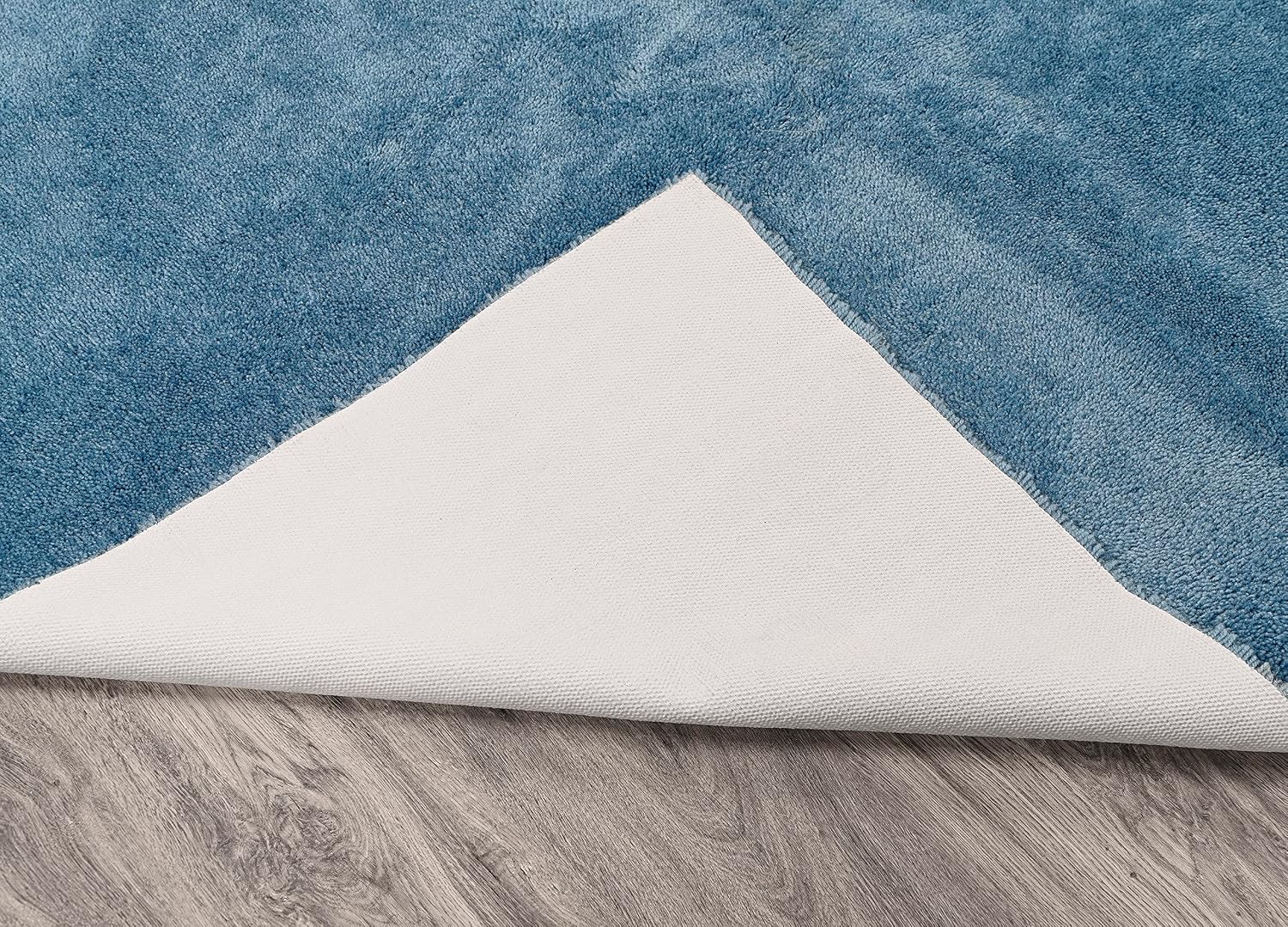 Garland Rug Room Size Bathroom Carpet 6 ft x 9 ft Basin Blue – Soft, Plush, Absorbent, Quick-Dry, Durable Unbound Edges for Easy Cutting