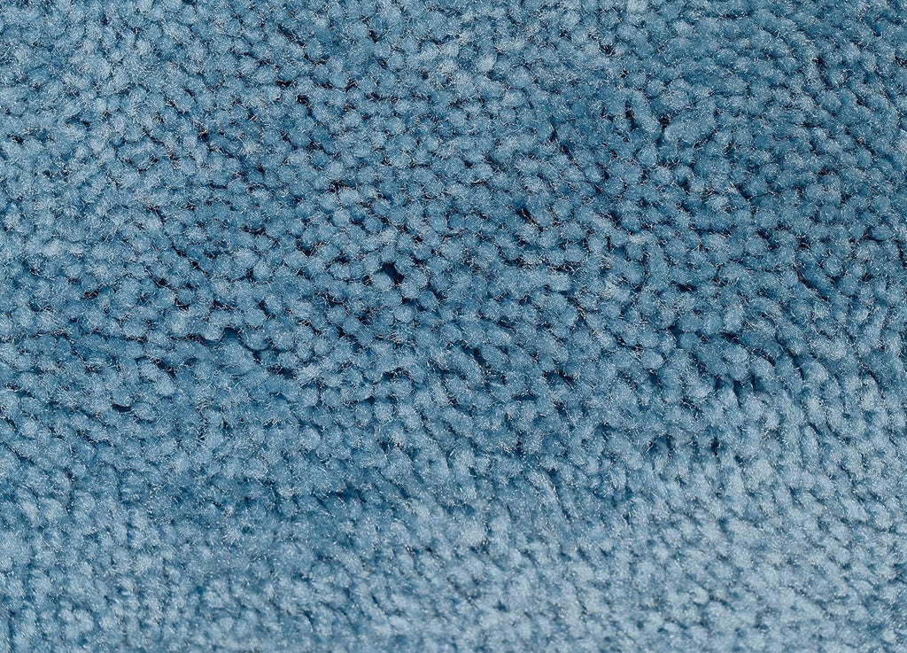 Garland Rug Room Size Bathroom Carpet 6 ft x 9 ft Basin Blue – Soft, Plush, Absorbent, Quick-Dry, Durable Unbound Edges for Easy Cutting